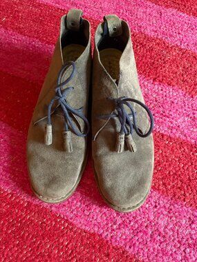 Hush Puppies Dessert Boot, Blue Tassel Laces